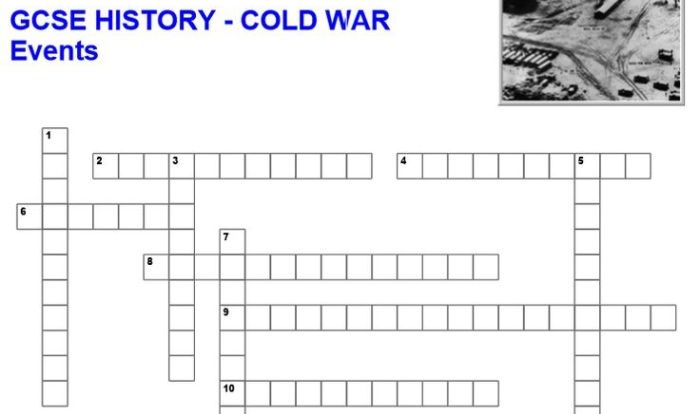 Cold war crossword puzzle answer key