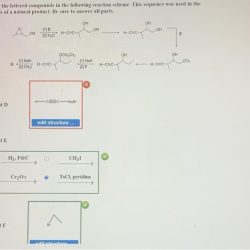 Compounds lettered following identify reaction scheme answer sure parts part transcribed text show