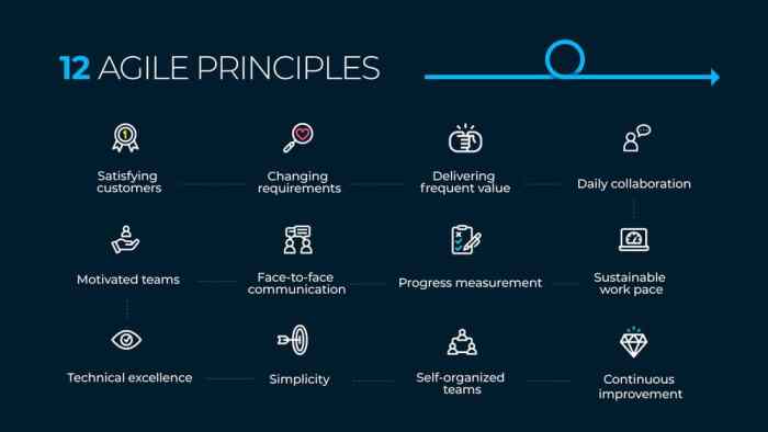 Which agile principle is being practiced