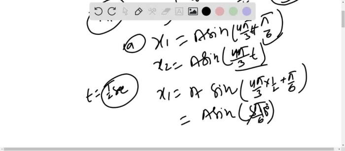 Two particles oscillate in simple harmonic motion